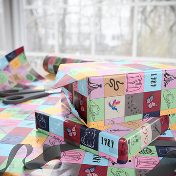 Rainbow TS Designer Premium Wrapping Paper