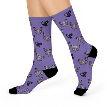 Olivia OR Designer Premium Crew Socks- One Size