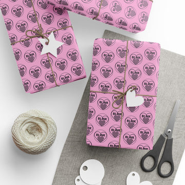 Pink Blink Premium Wrapping Paper