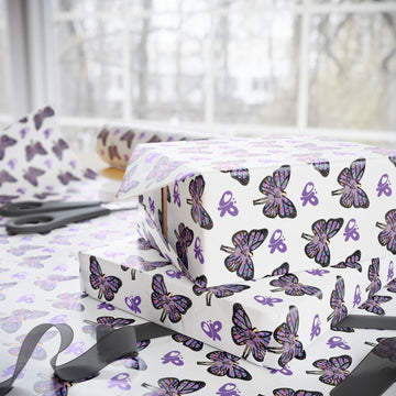 OR Olivia Designer Premium Wrapping Paper - White