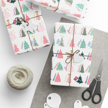 Christmas Tree TS Designer Premium Wrapping Paper