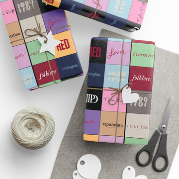 Rainbow Album Designer Premium Wrapping Paper