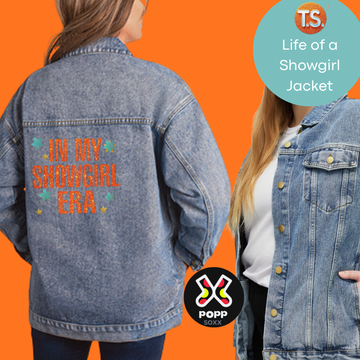 Life of a Showgirl Denim Jacket – In My Showgirl Era | Album Inspired Fan Merch 2025
