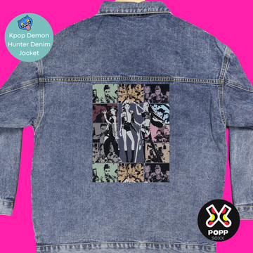 K-pop Demon Hunter Denim Jacket – In My K-pop Demon Era | Anime K-pop Fan Merch 2025