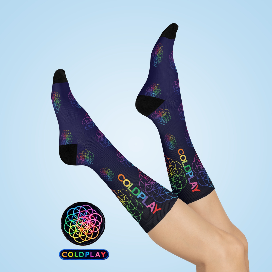 Rainbow Sphere Premium Crew Socks