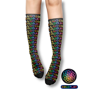 Rainbow Infinity Premium Crew Socks