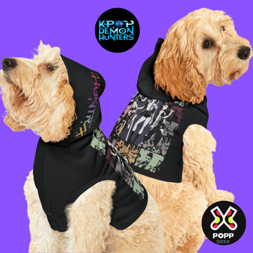 Kpop Demon Hunter Pet Hoodie- Huntrix Era Fun Pet Fashion