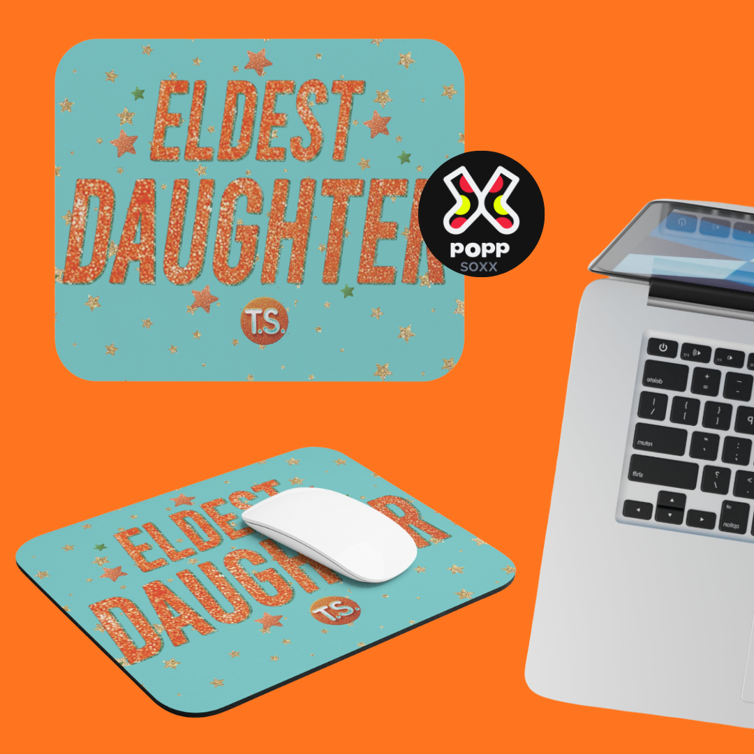 Eldest Daughter Life Of A Showgirl Era Glitter Mouse Pad - Swift Gift , Desk Accessory, Fun Workspace Decor