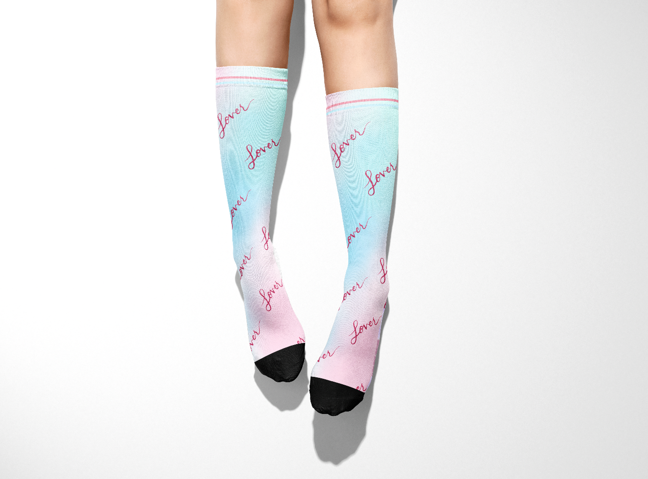 Lover Designer Premium Crew Socks- One Size
